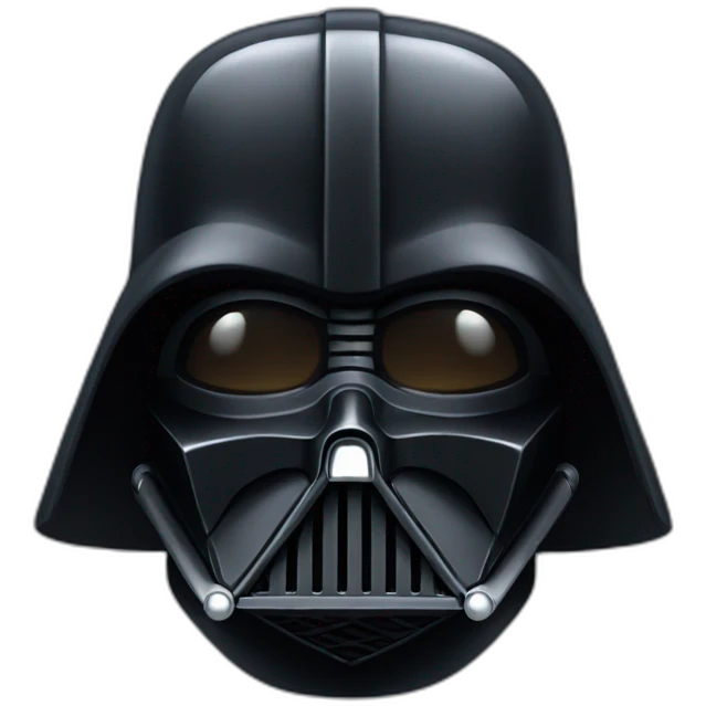 Death Vader shush emoji