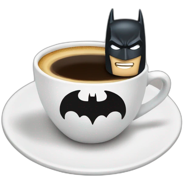 batman coffee emoji