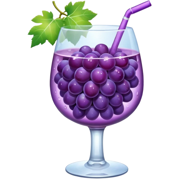 Grapes Drink emoji