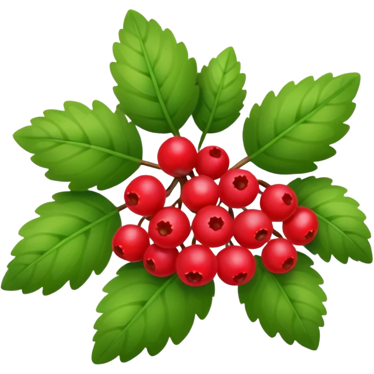 berry bush emoji