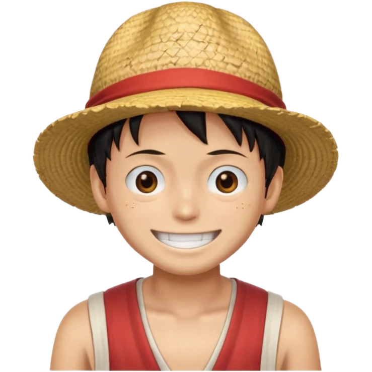 Luffy strawhat emoji