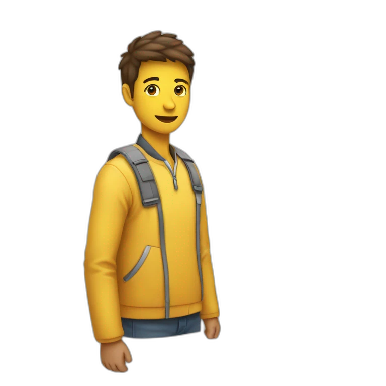 Humain sur un humain emoji
