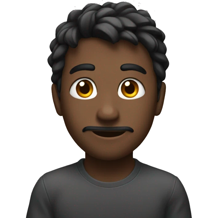 Corazón roto negro emoji