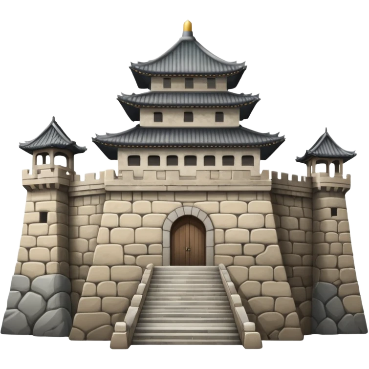 South Korea 
Hwaseong Fortress Palace castle emoji
