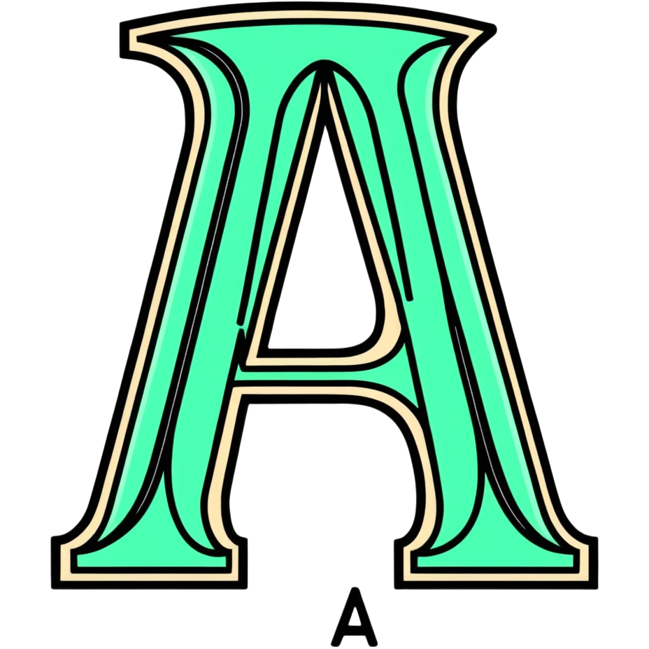 decorative letter A for Arash emoji