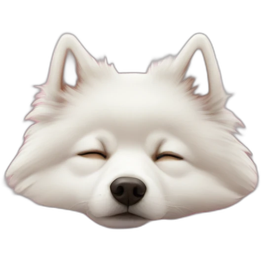 japanese-spitz-sleepinh emoji
