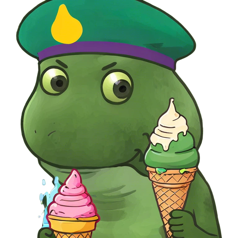 kid eating ice cream emoji