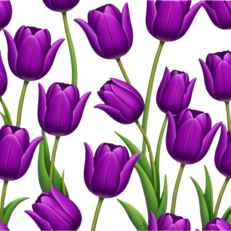 Tulips purple  emoji