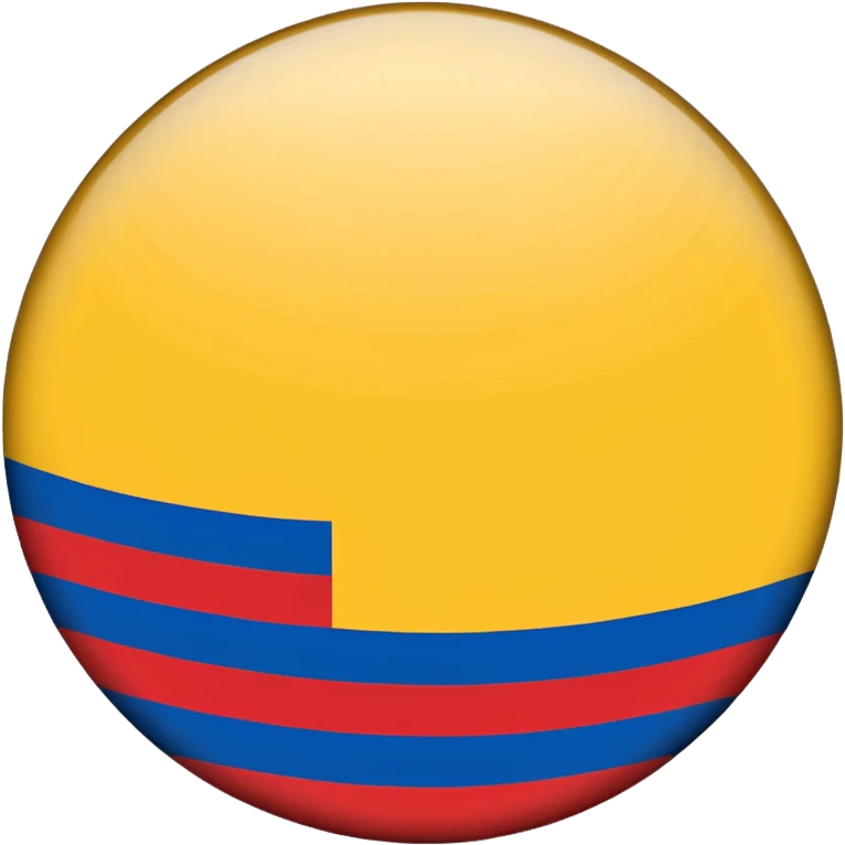 Bandera de colombia circular emoji