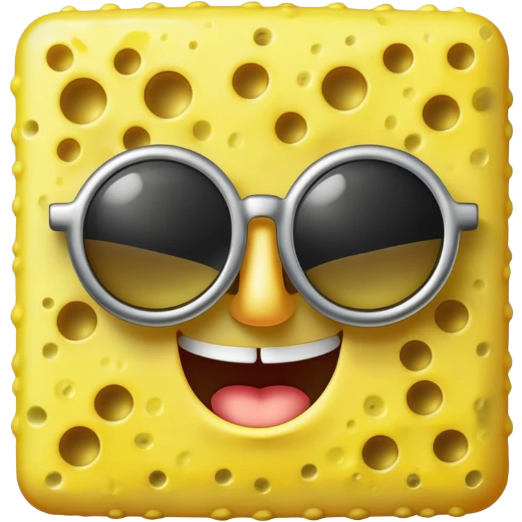 Spongebob with sunglases emoji