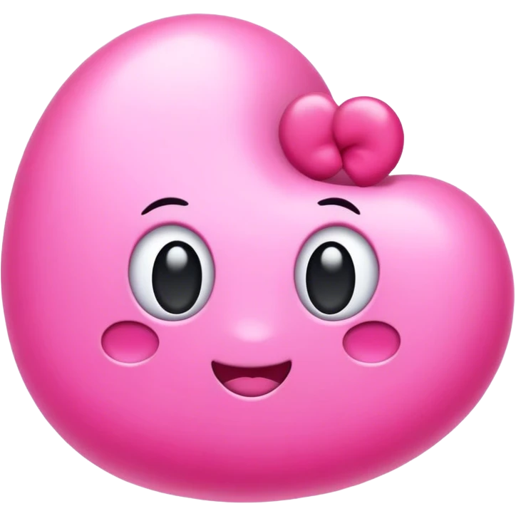 Pink  emoji