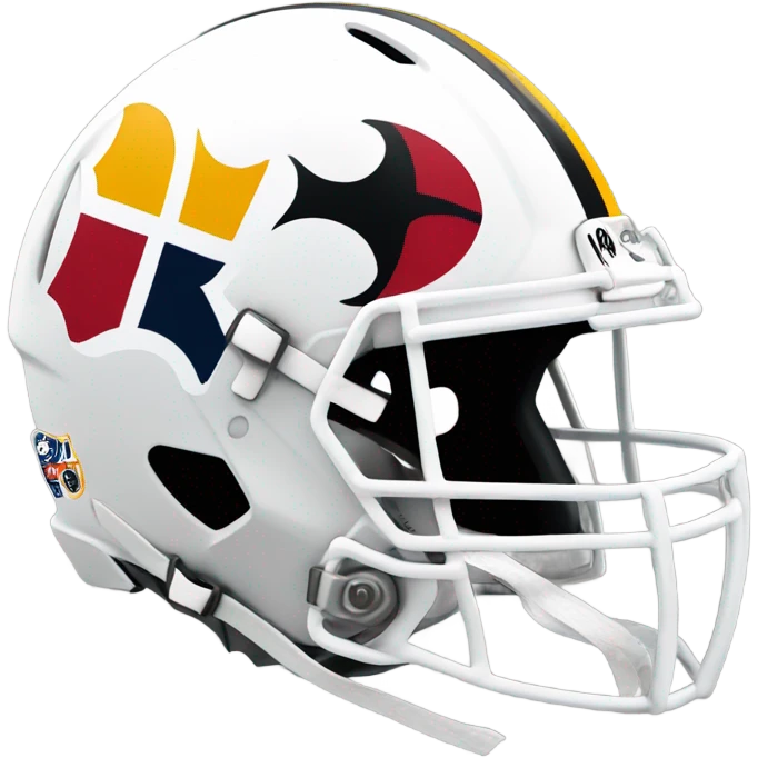 Steelers helmet with logo emoji