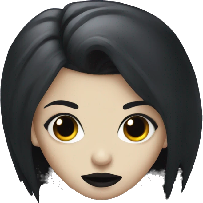 Goth vampire princess emoji