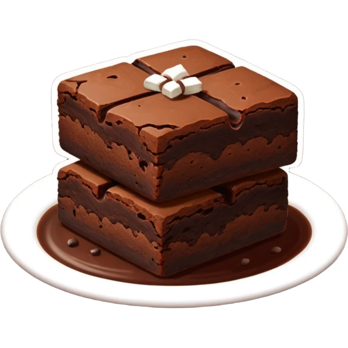 Brownie emoji