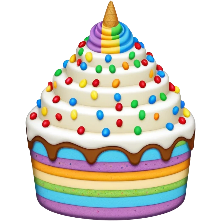 ice cream cake emoji