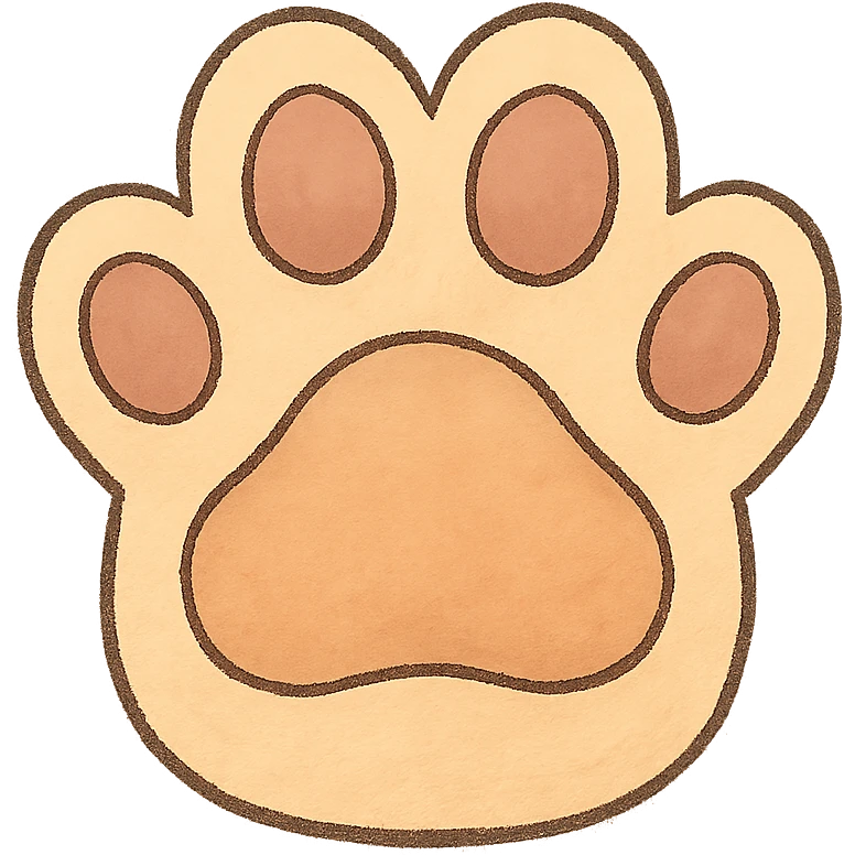 whimsical and gentle paw emoji emoji