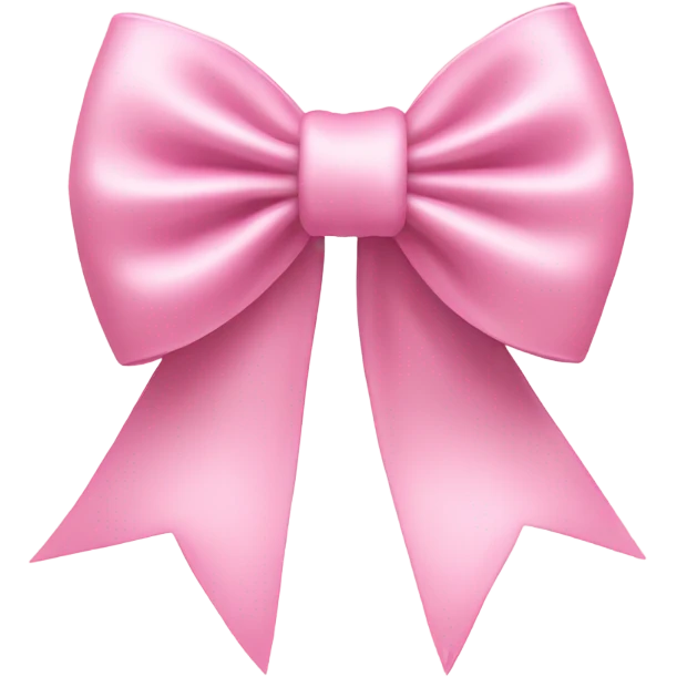 light pink bow on light pink bow emoji