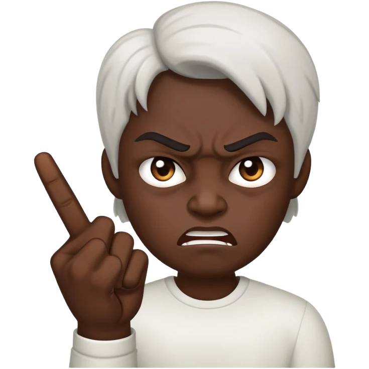 🤬🖕🏾 emoji