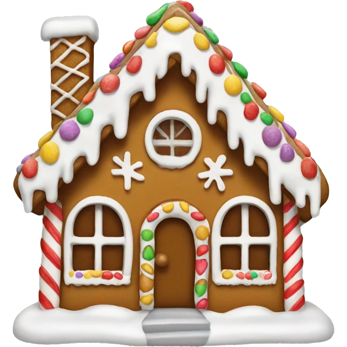 gingerbread house emoji