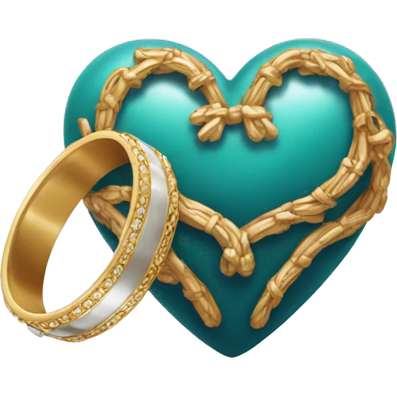 Heart with wedding ring emoji