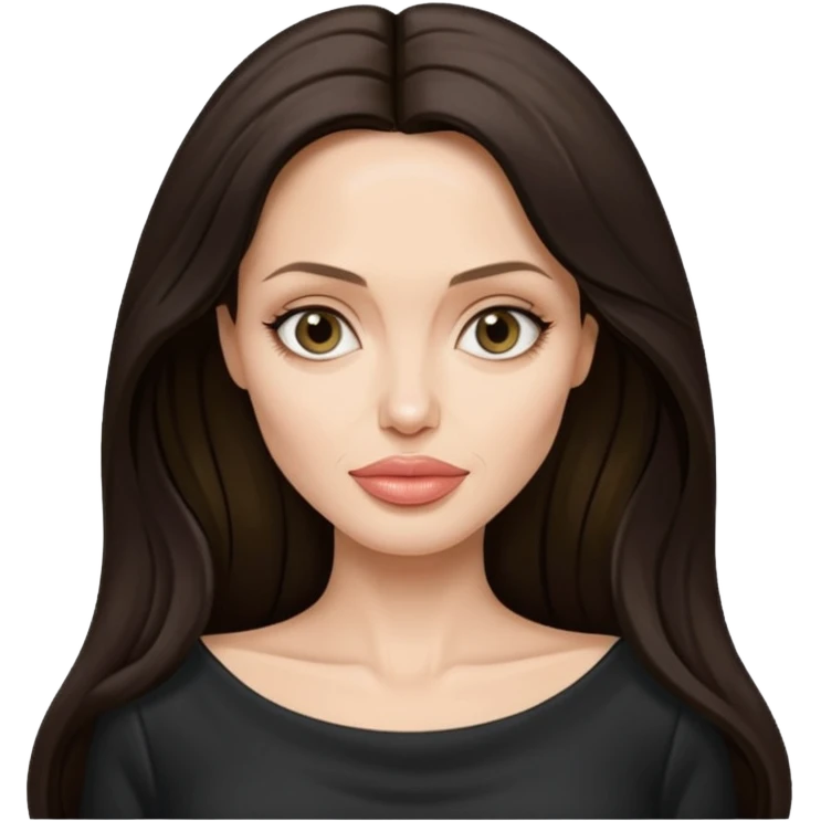 Angelina Jolie up to the waist emoji