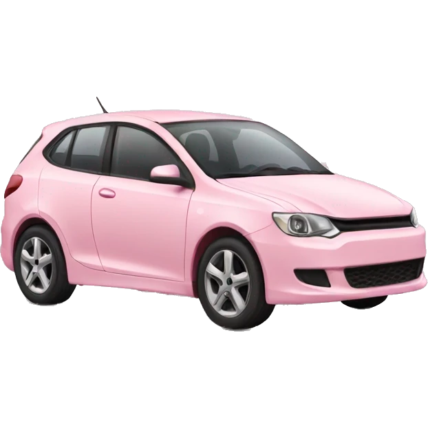 light pink car emoji