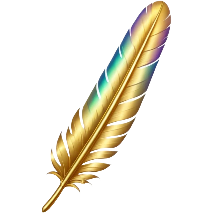 GOLD FEATHER emoji