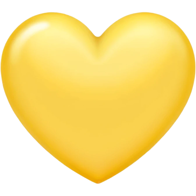 yellow pastel Brilliant heart emoji