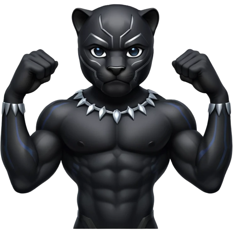 Rich black panther  emoji