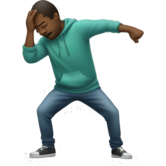 Person dabbing emoji