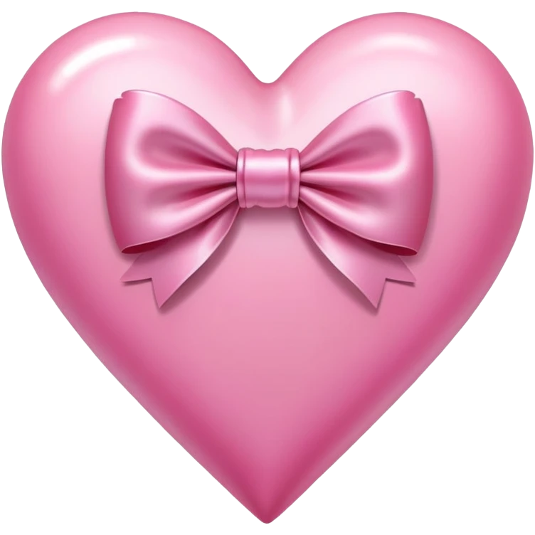 Pink heart with bows  emoji