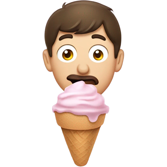 Randy marsh eating ice cream emoji