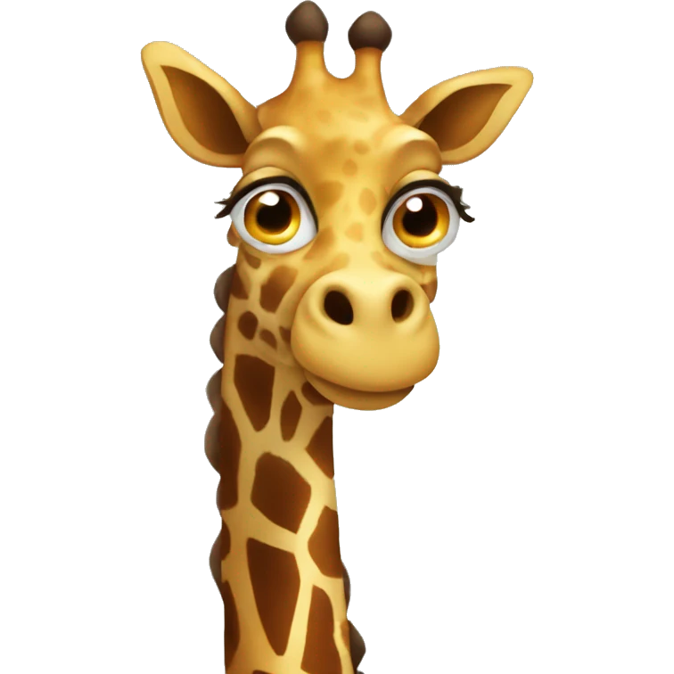 giraffe in halloween costume emoji