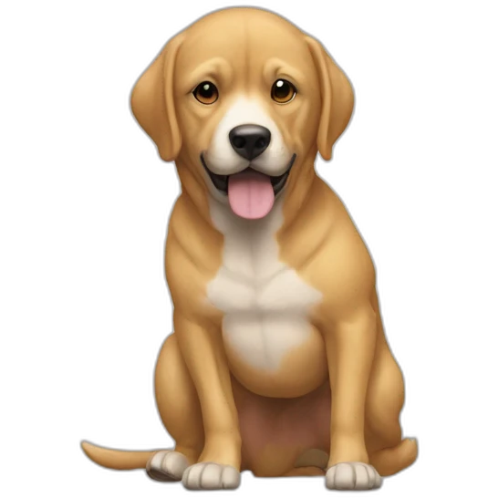 Char sur chien emoji