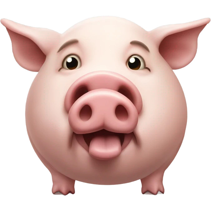 duck mixed with pig emoji
