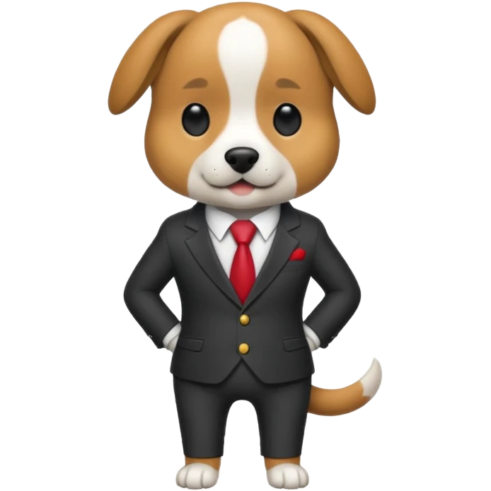 dog in suit  emoji
