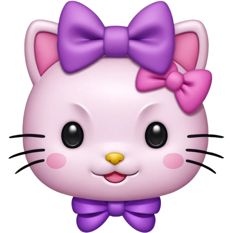 Hellokitty lila emoji