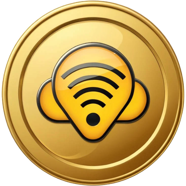 wifi money coin emoji