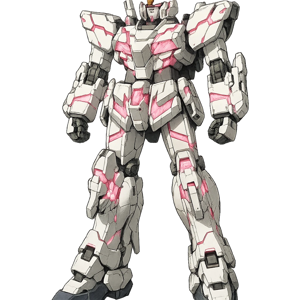 Full-height Gundam RX-0 Unicorn emoji