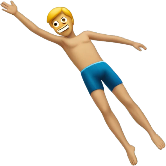 Dive off diving board emoji