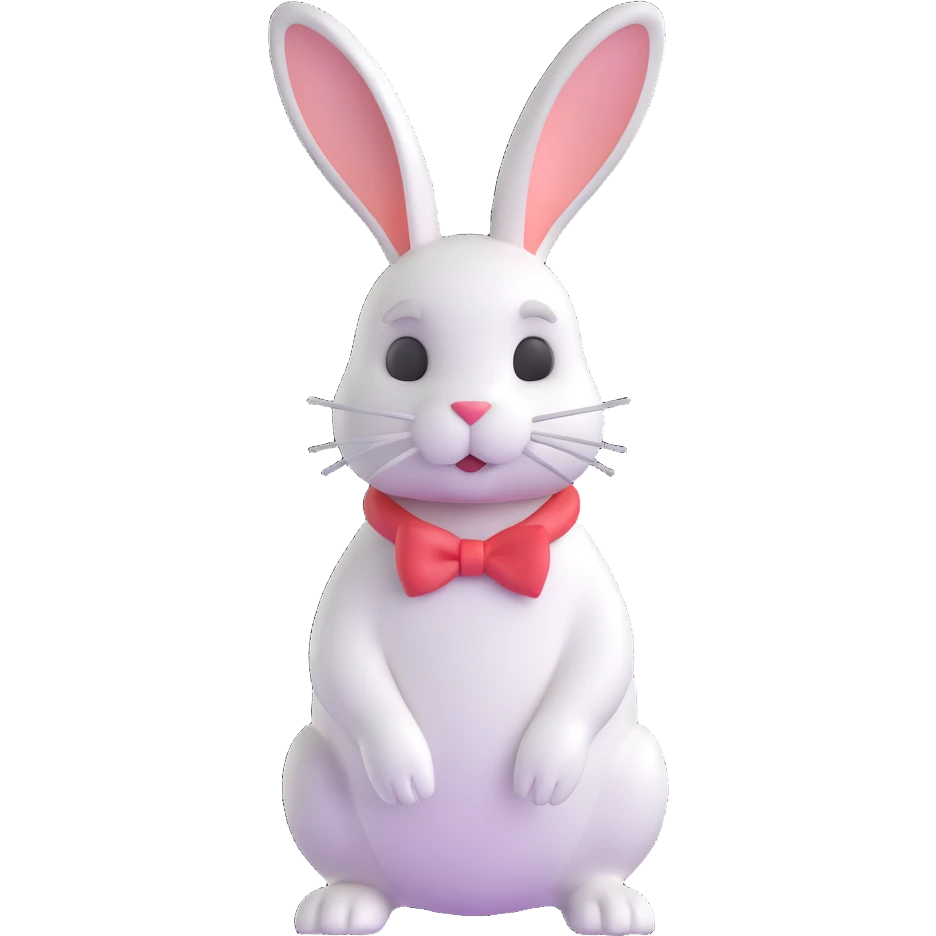 white rabbit emoji