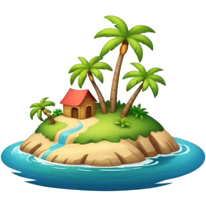 little island  emoji