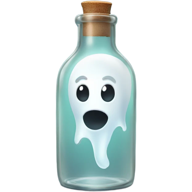 Ghost in a bottle  emoji