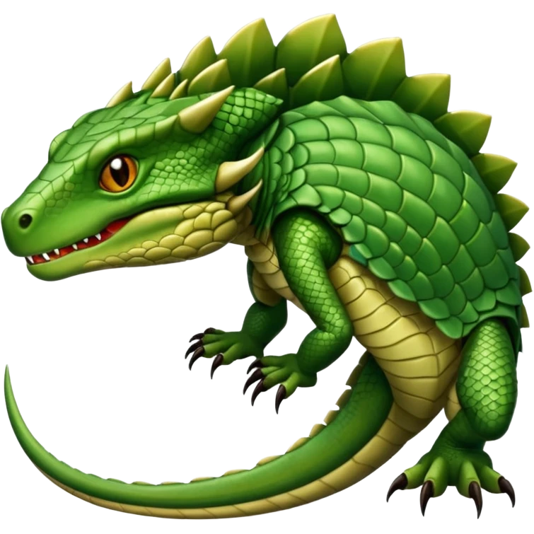 Armored reptile emoji