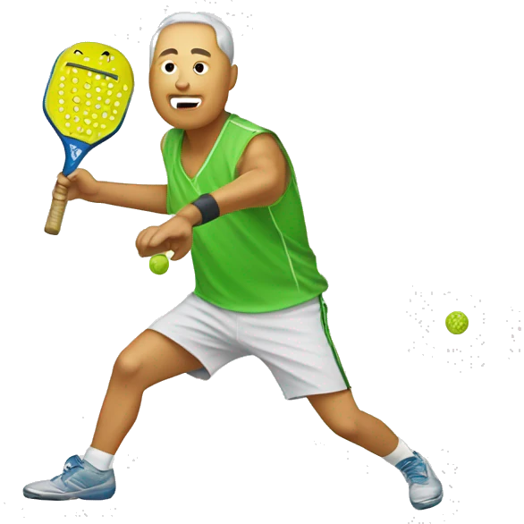 Korean pickleball  emoji