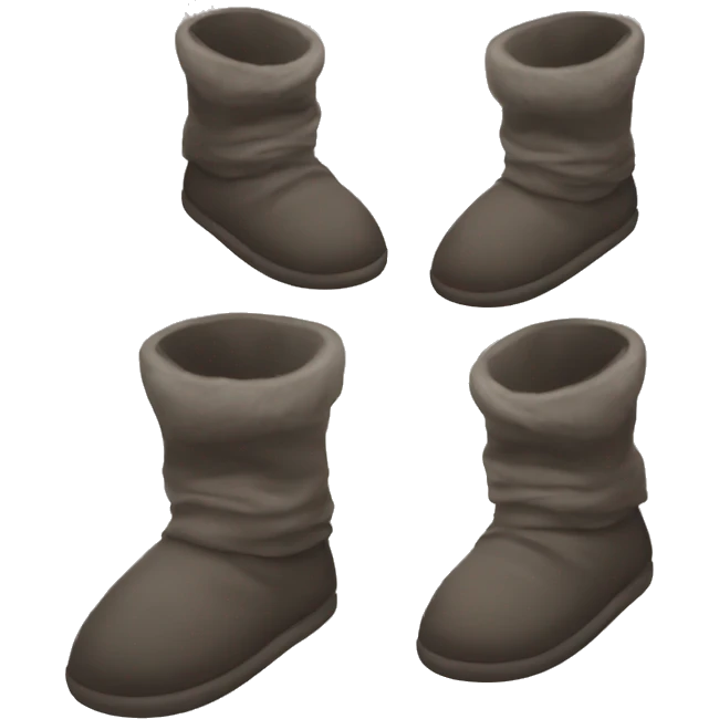 Chaussons  emoji