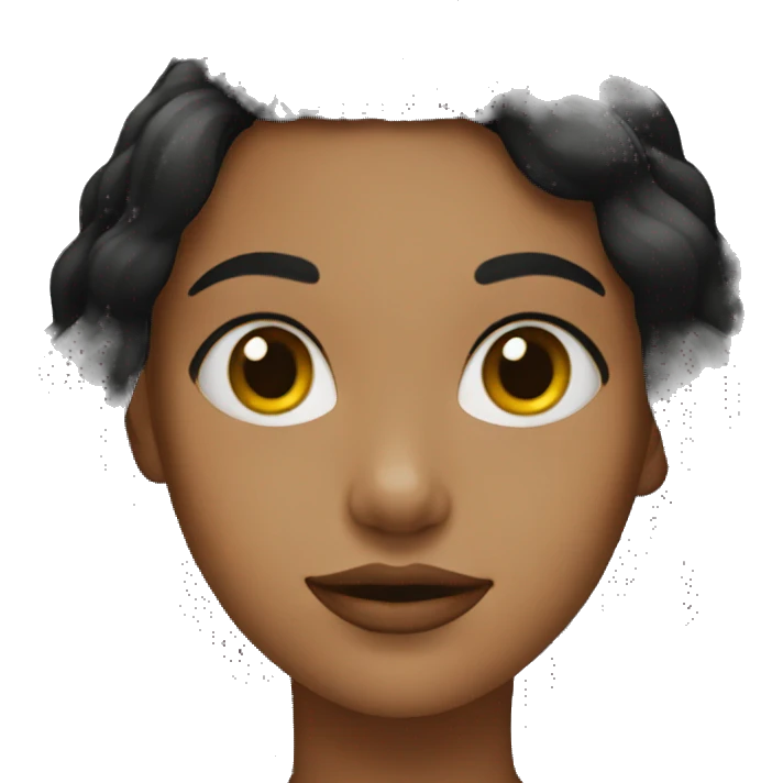 Girl in black emoji