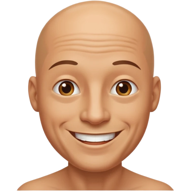 Baldness emoji