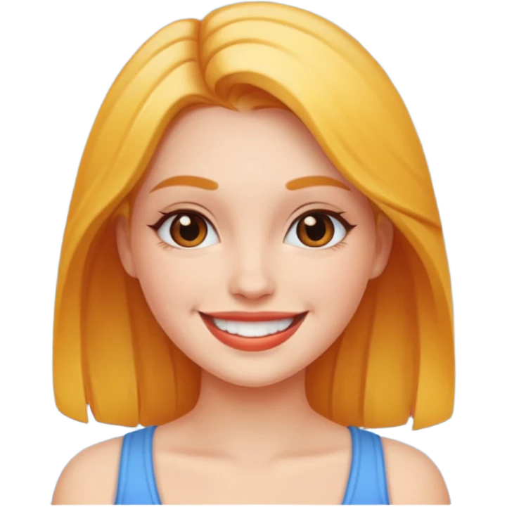 A hot girl emoji
