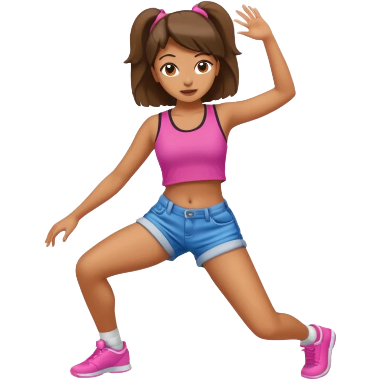 Girl twerking emoji